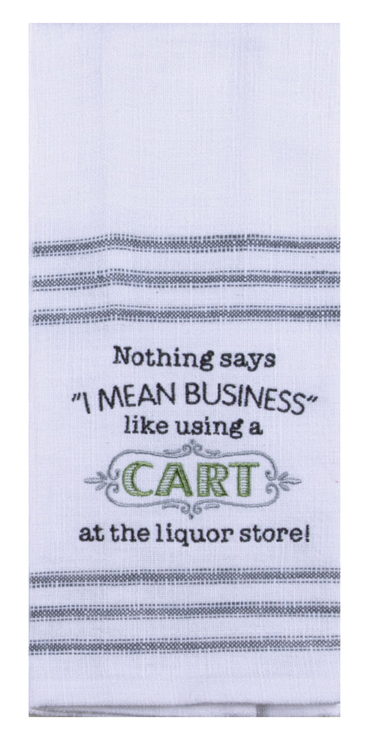 Towel Liquor Cart