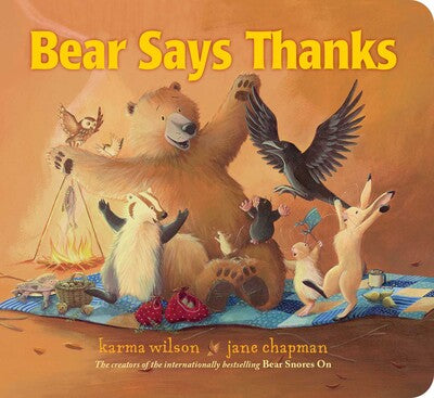 Book Bear Says Thanks
