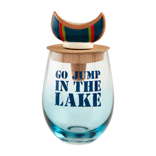 Lake Wine Glass and Stopper set