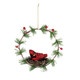 Cardinal Nest Wreath Ornament