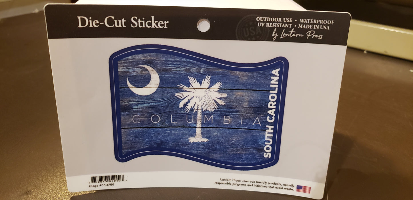 Sticker South Carolina Flag