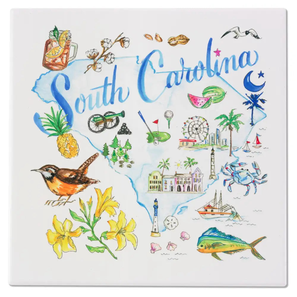 SC State Collection Trivet