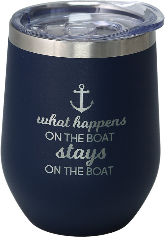Stainless Stemless Wine What Happens on the Boat