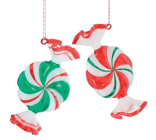 Round wrapped Candy Ornament
