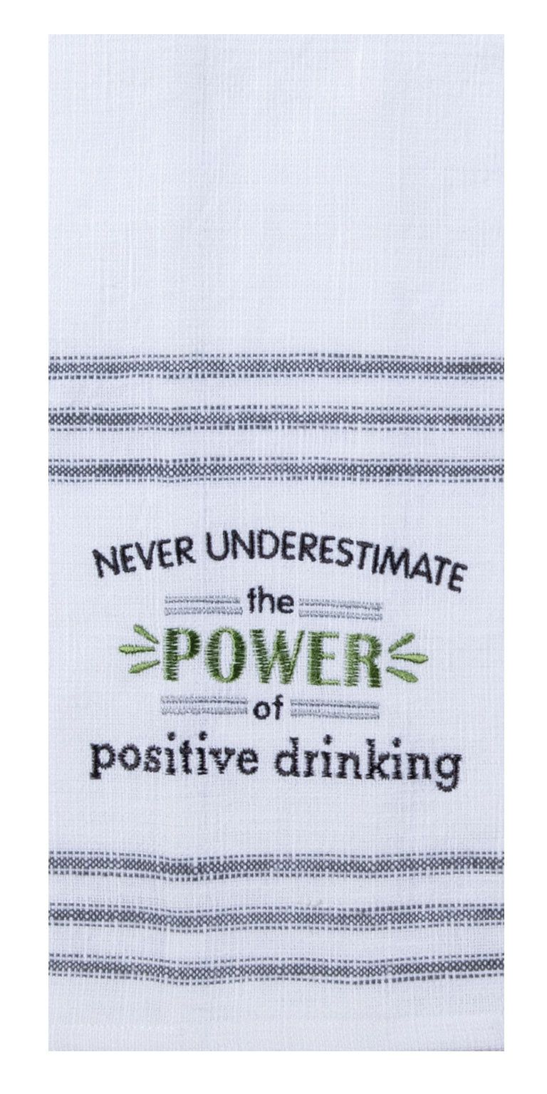 Towel Positive Drinking