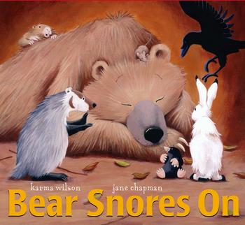 Book Bear Snores On