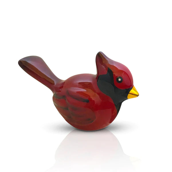 Mini winter songbird (cardinal)