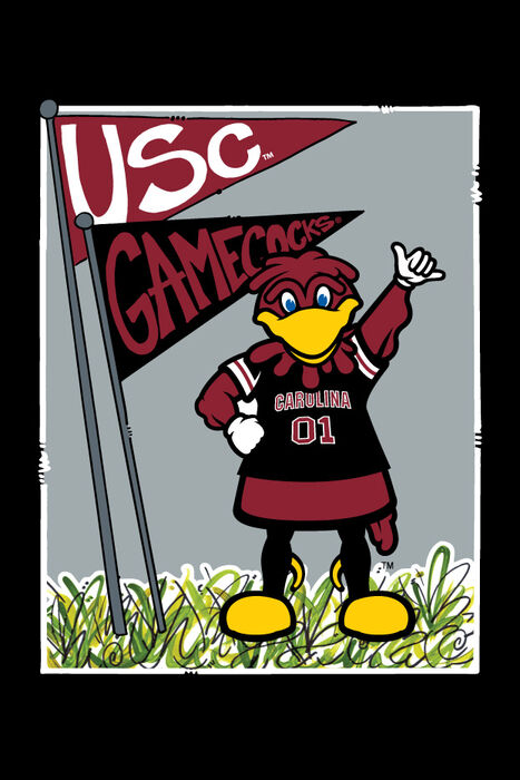 Flag USC Mascot